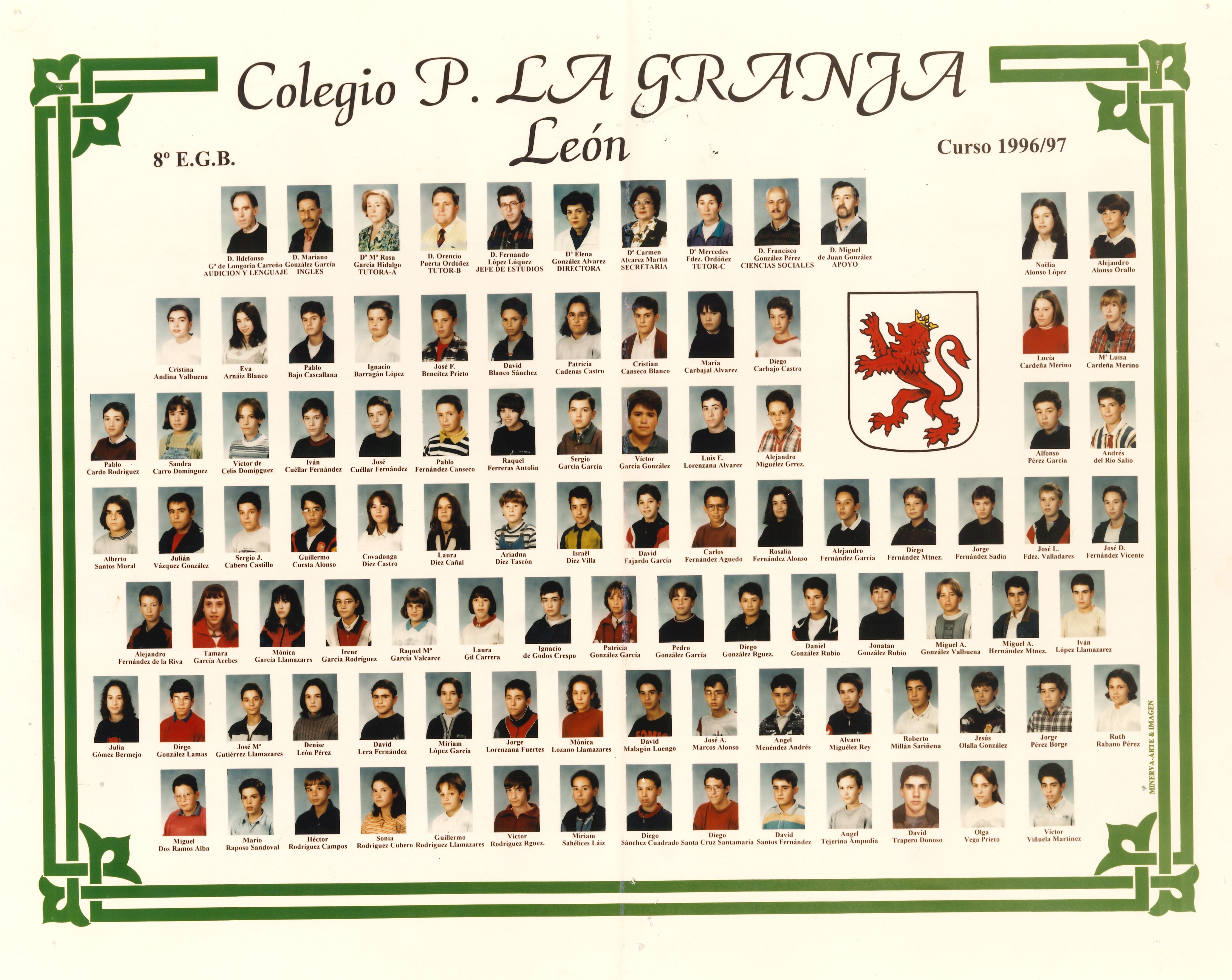 CEIP LA GRANJA 1996 - 1997 - 8º EGB