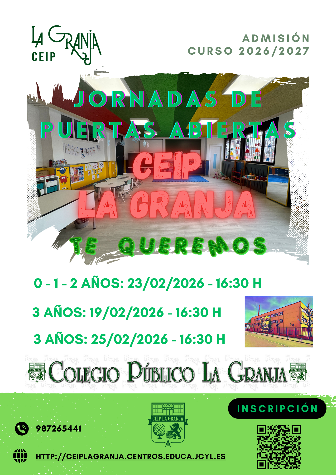 Cartel jornada de puertas abiertas